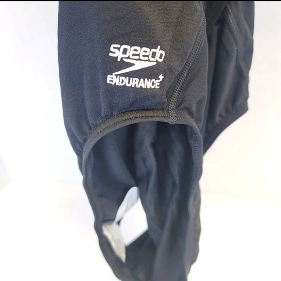 Speedo Women's Endurance+ One Piece Competitive, Black, Size 12/38 New - Picture 7 of 9